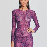 Erin ™ vestido largo con brillo