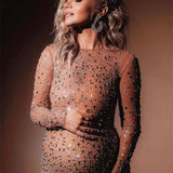Erin ™ vestido largo con brillo