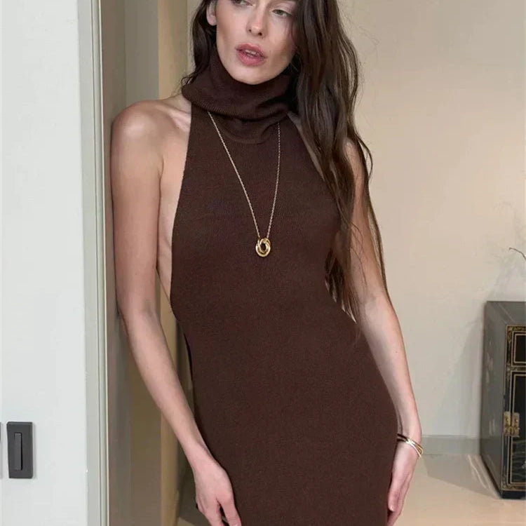 Christie ™ vestido largo sin espalda