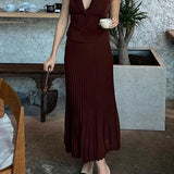 Ashleigh ™ conjunto de falda plisada