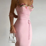 Vestido Margaret™ Rosa y Floral
