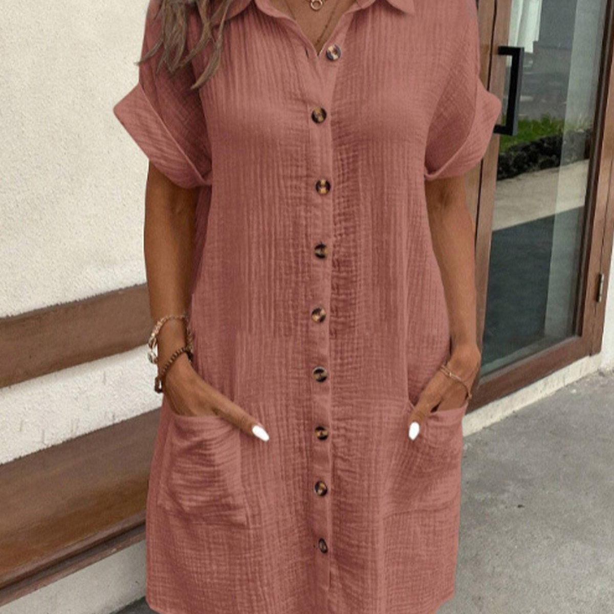 Celest Vestido polo elegante