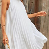 Lucía | Vestido midi plisado