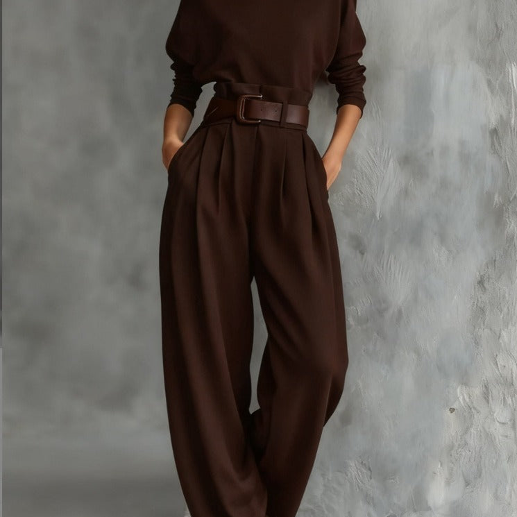 JULIET | Conjunto de cuello alto y pantalón recto