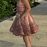Mina ™ vestido estampado de verano
