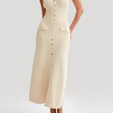 Carla ™ vestido con botones