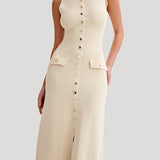 Carla ™ vestido con botones
