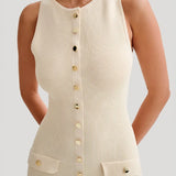 Carla ™ vestido con botones
