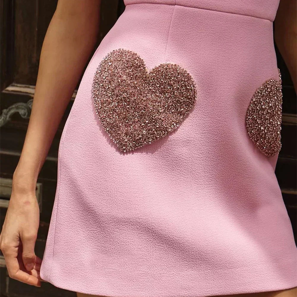 Lucia ™ vestido en forma de corazon