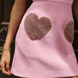 Lucia ™ vestido en forma de corazon