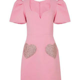 Lucia ™ vestido en forma de corazon