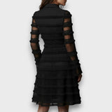 Parisa – Vestido de Mujer Midi de Flecos Transparente