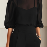 Valentina | Conjunto de tres piezas negro para Mujer
