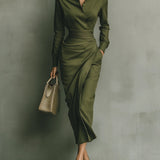 Narelle  - Vestido Elegante Envolvente