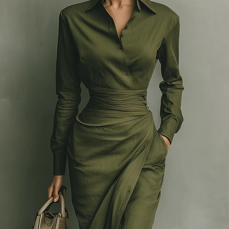 Narelle  - Vestido Elegante Envolvente