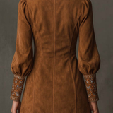 Magda – vestido mini vintage marrón