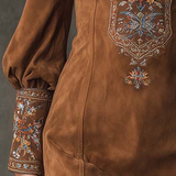 Magda – vestido mini vintage marrón