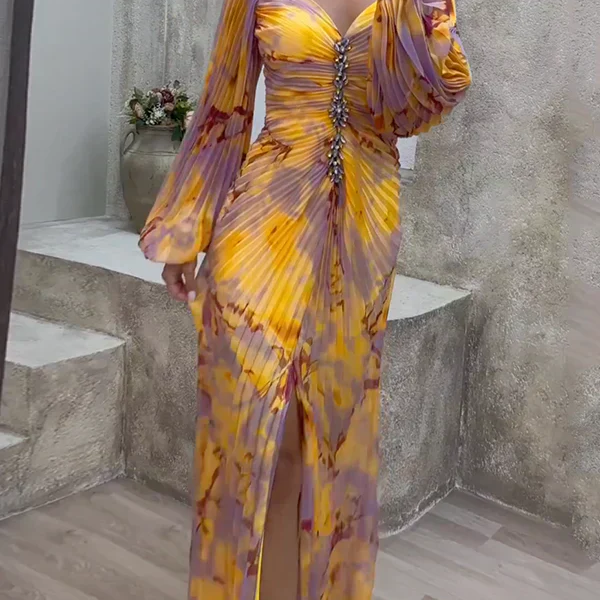 Kristine | Elegante vestido con escote en V para Mujer