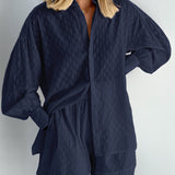 Maud | Conjunto elegante de camisa y pantalones cortos