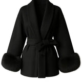 Arctic Grace | Elegante abrigo de lana
