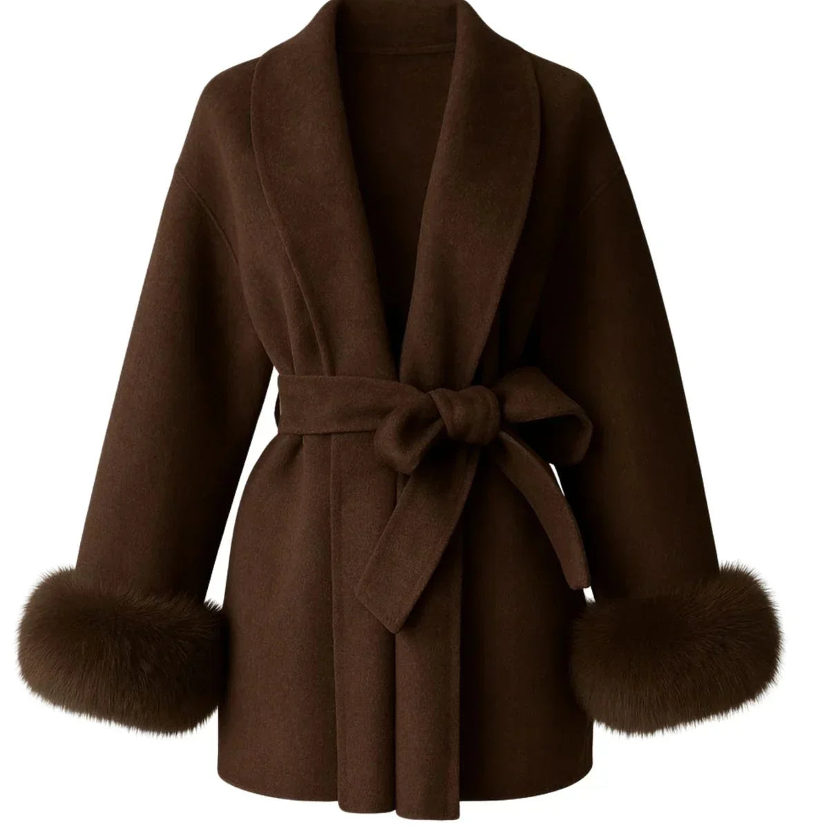 Arctic Grace | Elegante abrigo de lana