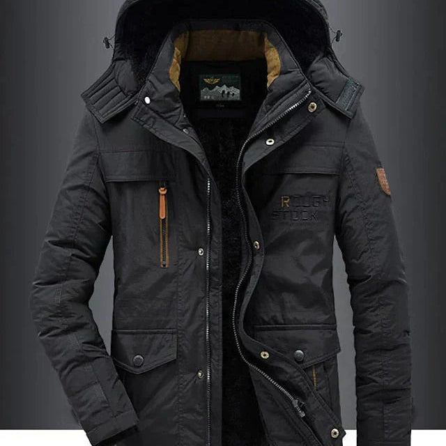 Bjorn - Abrigo de Invierno para Hombre de Forro Polar