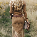 Valencia | Vestido de Mujer sueco con flecos