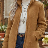 Annelies – Chaqueta mujer suave con cremallera