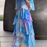 Jade™ | Elegante vestido largo bohemio
