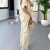 Belen™ Traje casual dos piezas con cordón elegante