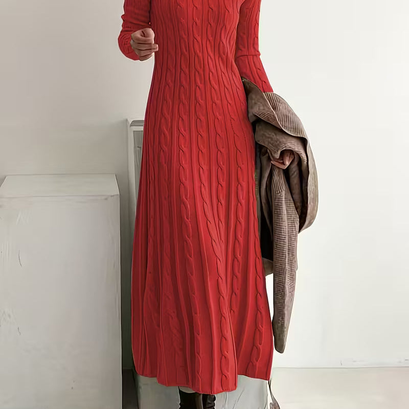 Jemima - Elegante Vestido Largo de Punto