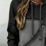 Rosita | Sudadera con Capucha de Color Block