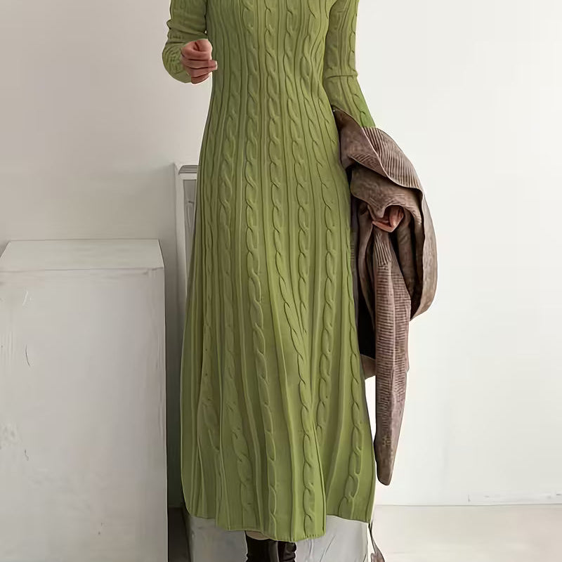 Jemima - Elegante Vestido Largo de Punto