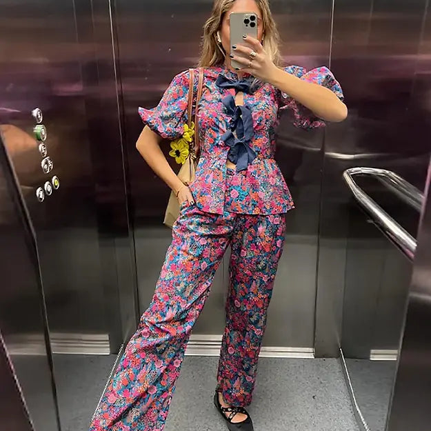 Conjunto Dalila™ Floral y Elegante