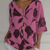 Delphine - Elegante blusa floral