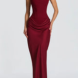 Leonor ❘ Vestido maxi con escote cuadrado
