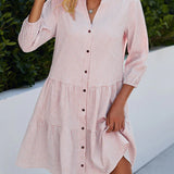 Emilia | Vestido camisero midi a cuadros