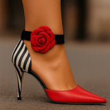 Angela | Tacones Elegancia Floral para Mujer