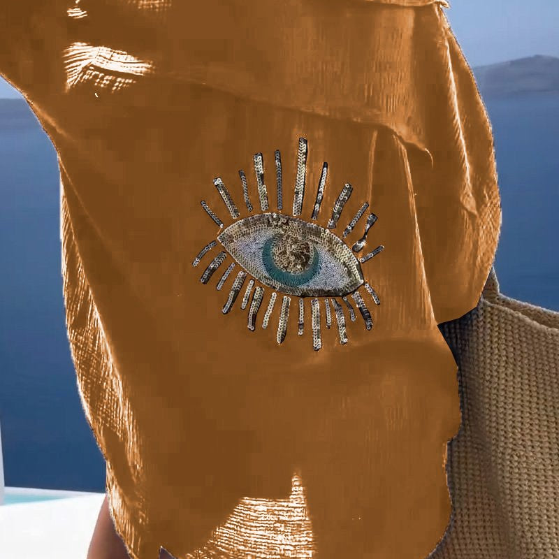 Violet™ Camisa Oversize de Algodón Horus