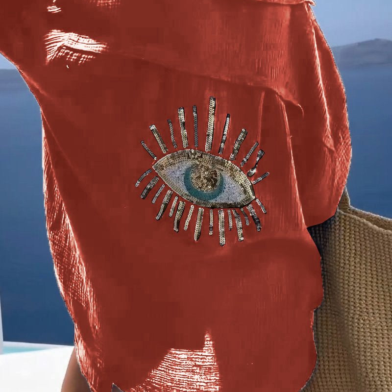Violet™ Camisa Oversize de Algodón Horus