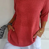 Paris™ Blusa de punto con escote en V
