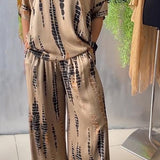 Conjunto elegante estampado Maria™