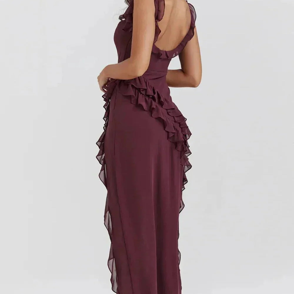 Lara™ | Elegante vestido largo con abertura