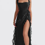 Lara™ | Elegante vestido largo con abertura