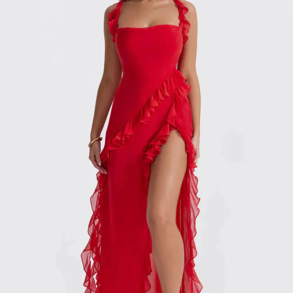 Lara™ | Elegante vestido largo con abertura