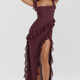 Lara™ | Elegante vestido largo con abertura