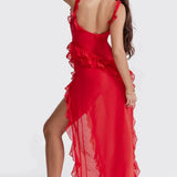 Lara™ | Elegante vestido largo con abertura