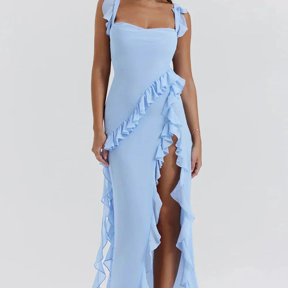 Lara™ | Elegante vestido largo con abertura