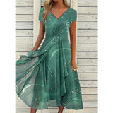 Naomi | Vestido midi con cuello en V