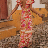 Olivia™ | Vestido largo colorido